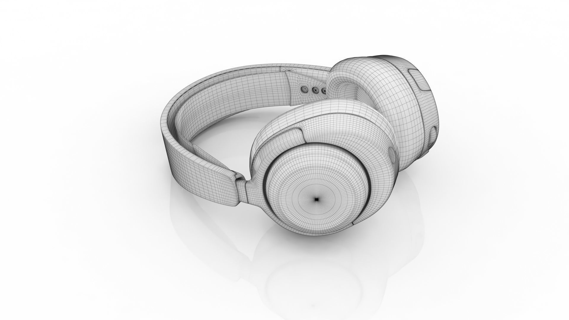 Arctis Nova 5X Wireless Low-poly 3D model_12