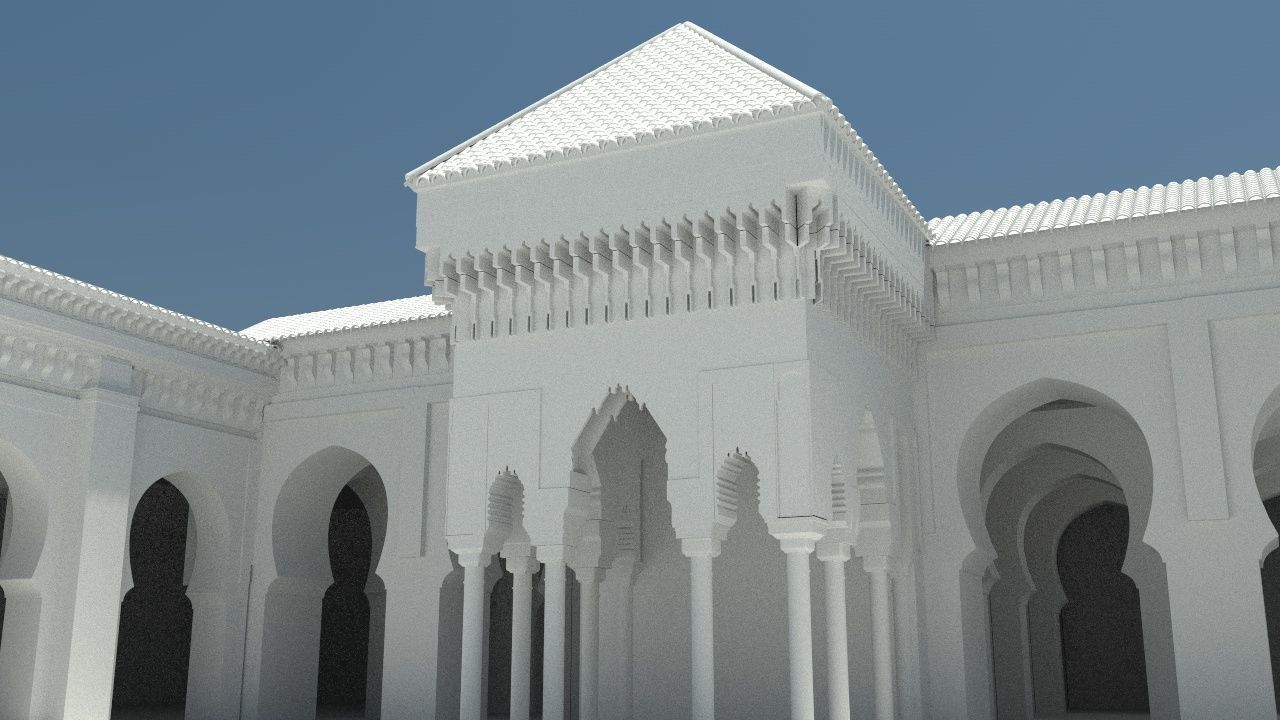 Al-Qarawiyyin Mosque 3D 3D model_5