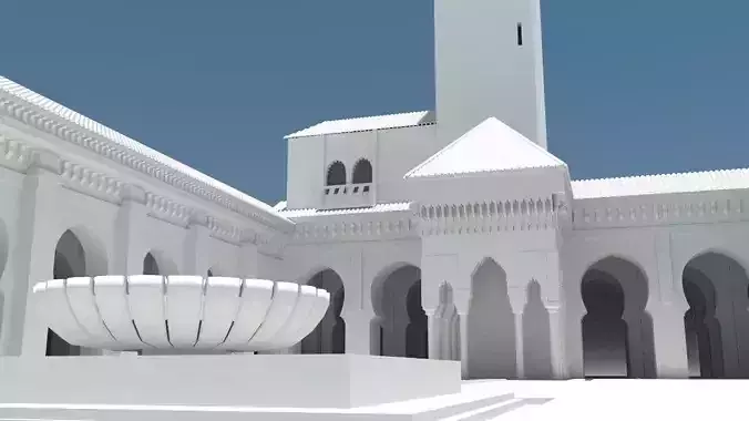 Al-Qarawiyyin Mosque 3D