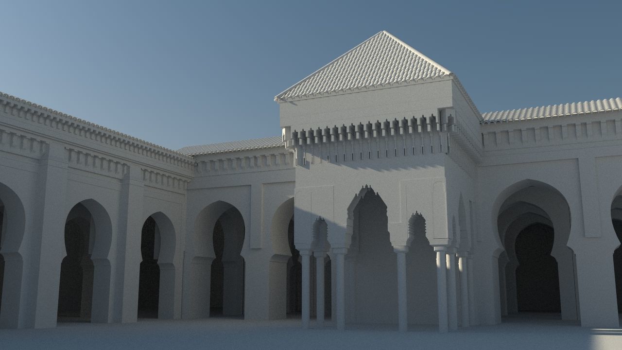 Al-Qarawiyyin Mosque 3D 3D model_2