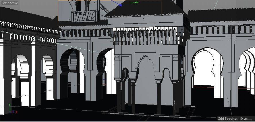 Al-Qarawiyyin Mosque 3D 3D model_8