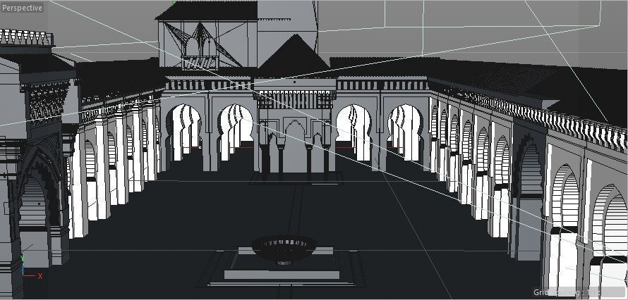 Al-Qarawiyyin Mosque 3D 3D model_7