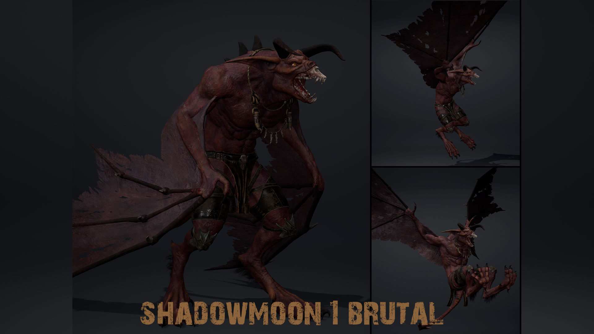 Shadowmoon 1 Low-poly 3D model_4