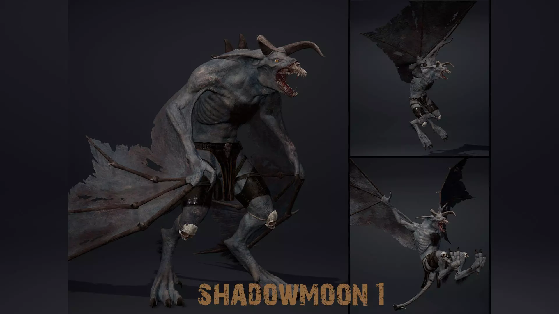 Shadowmoon 1 Low-poly 3D model_0