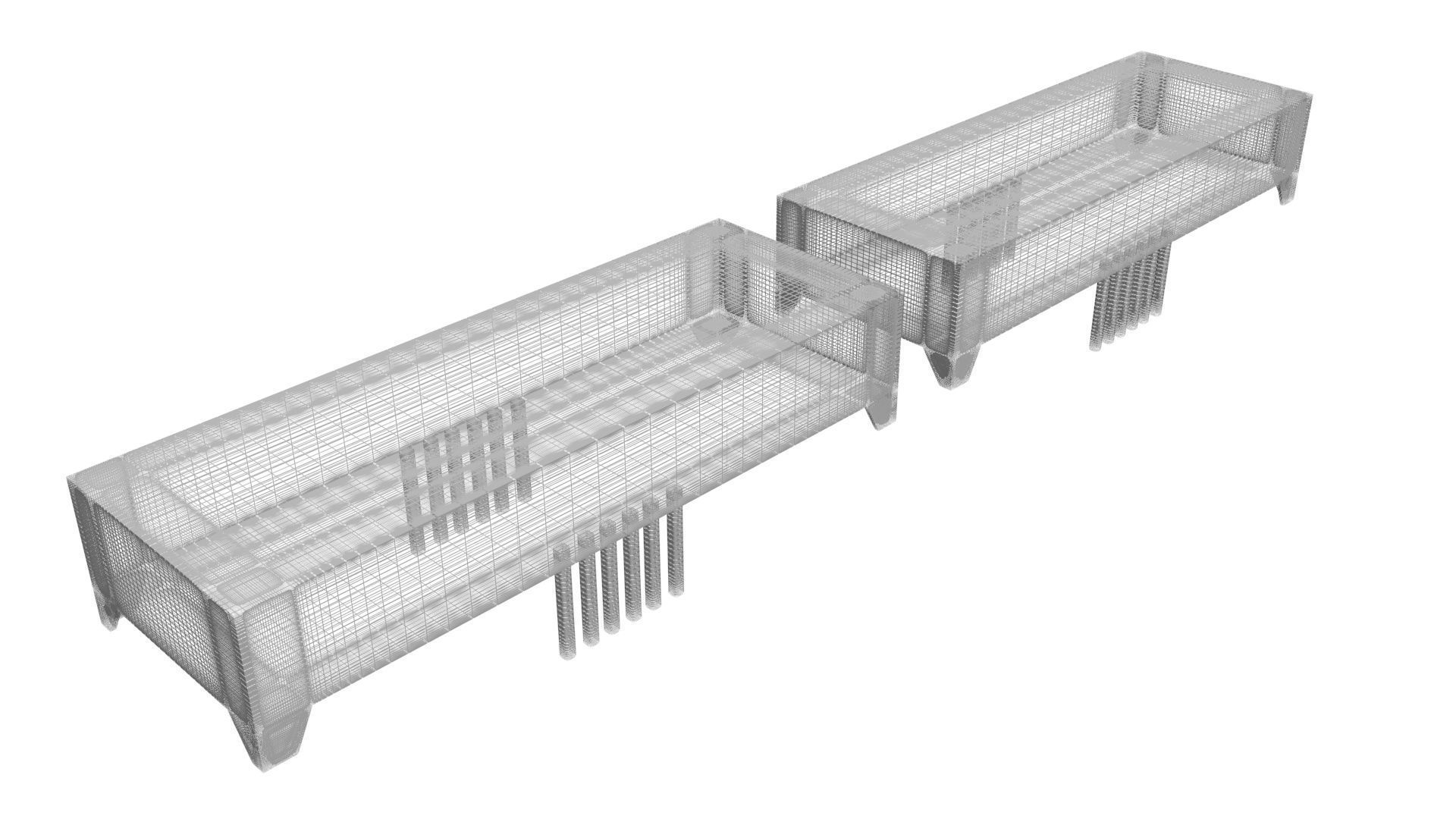 Clock 7 Segmented LED 3D model_26
