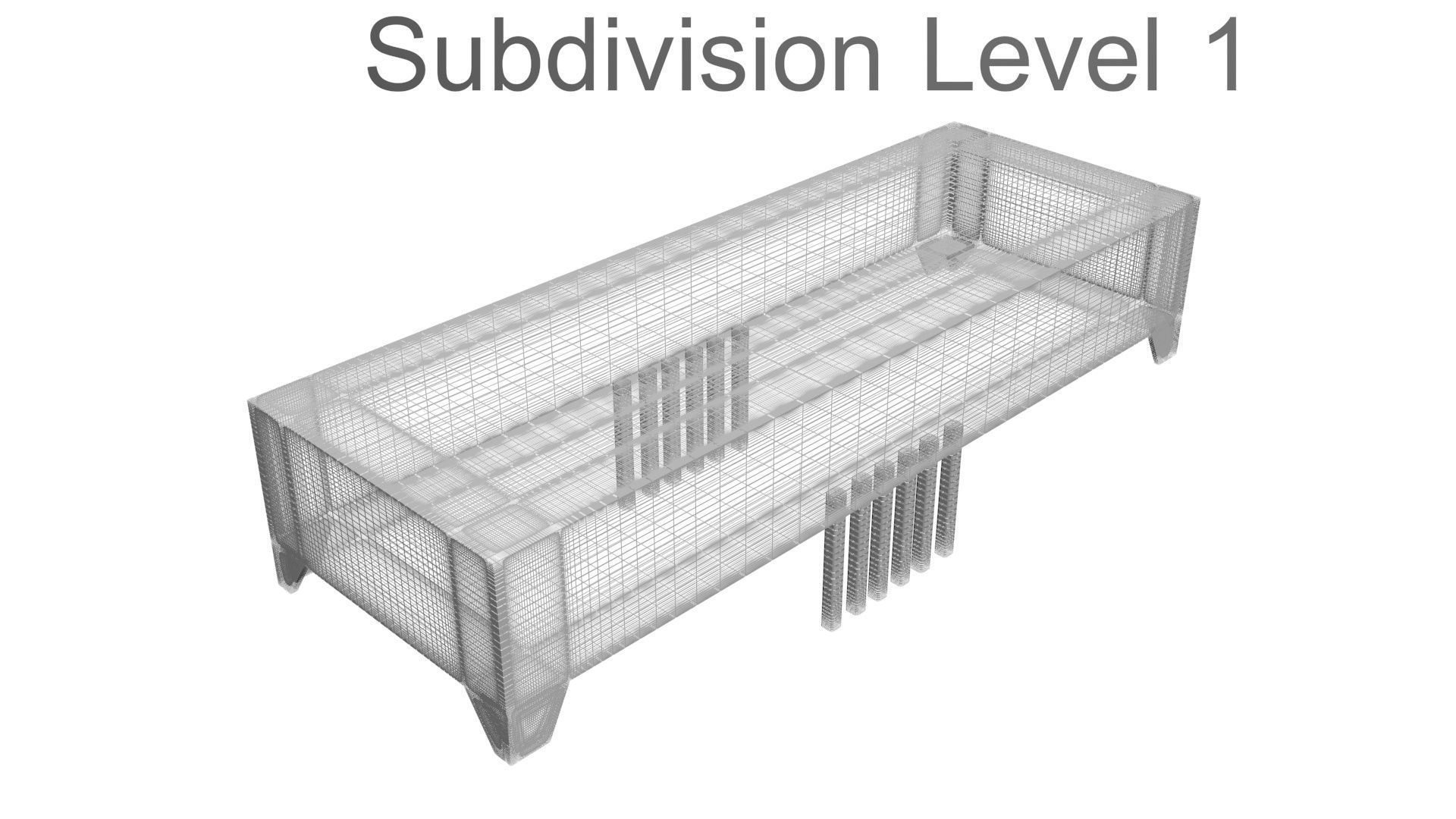 Clock 7 Segmented LED 3D model_33