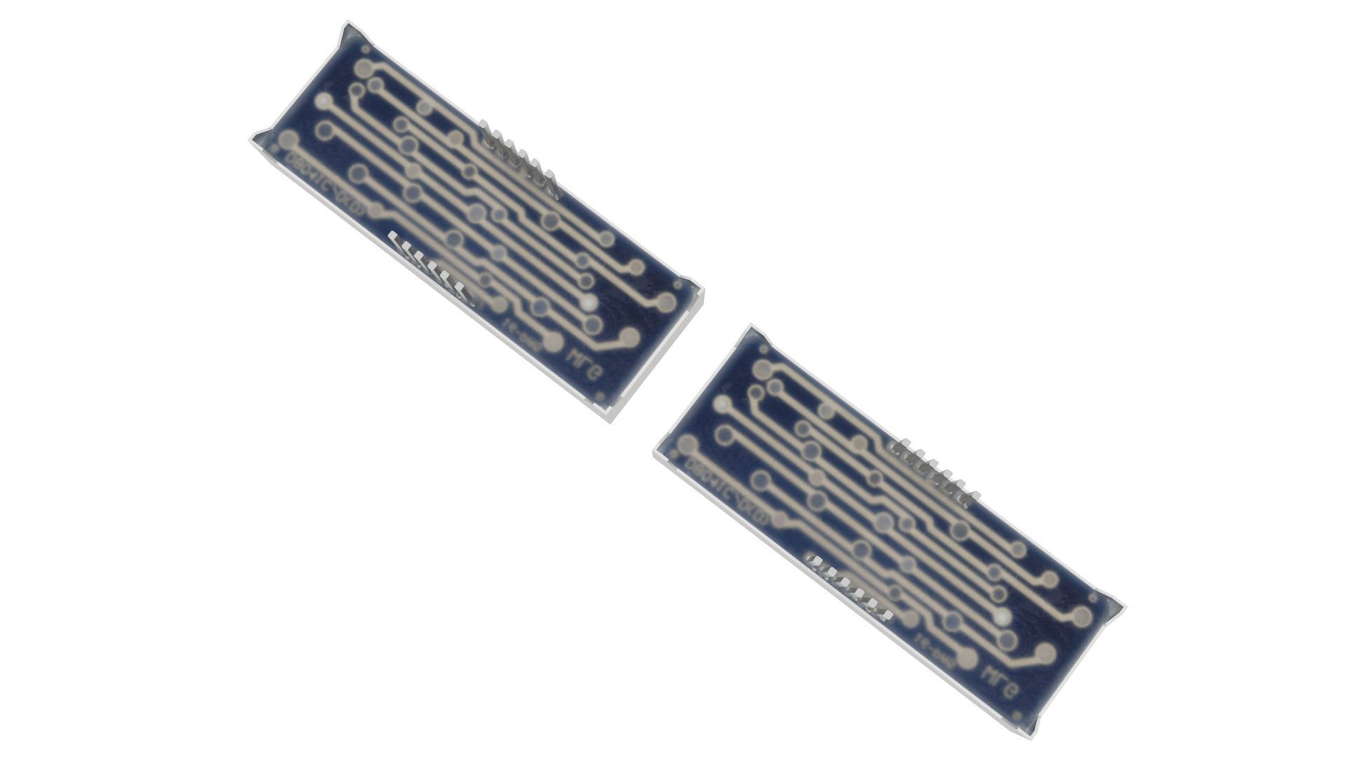 Clock 7 Segmented LED 3D model_13