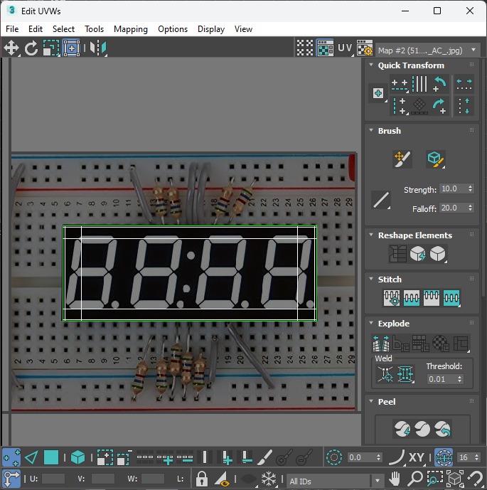 Clock 7 Segmented LED 3D model_36