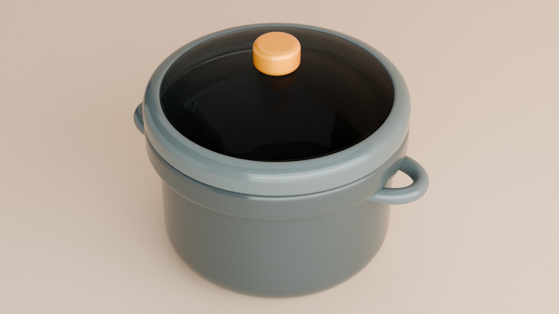 Cooking Pot Free low-poly 3D model_3
