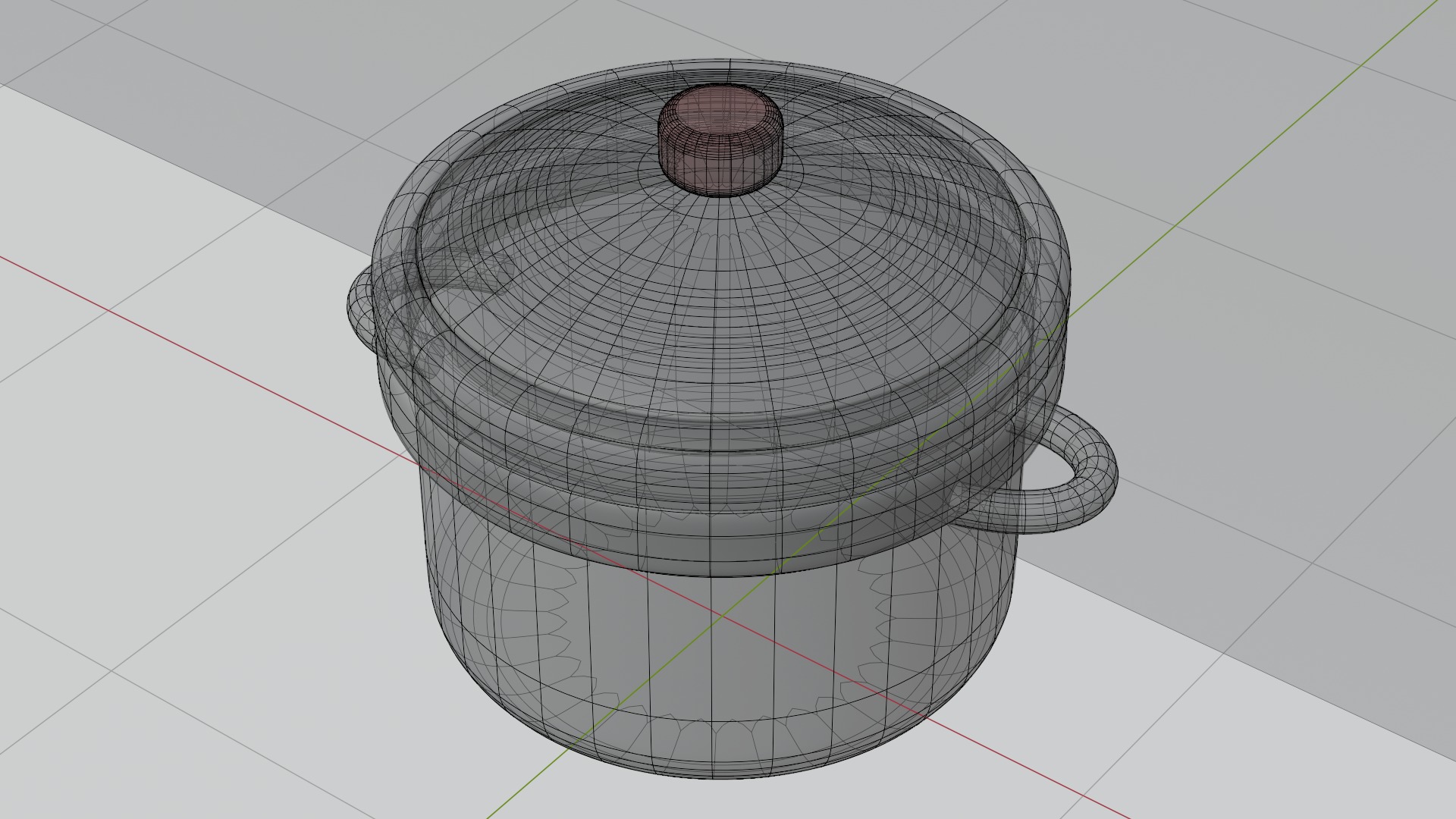 Cooking Pot Free low-poly 3D model_4