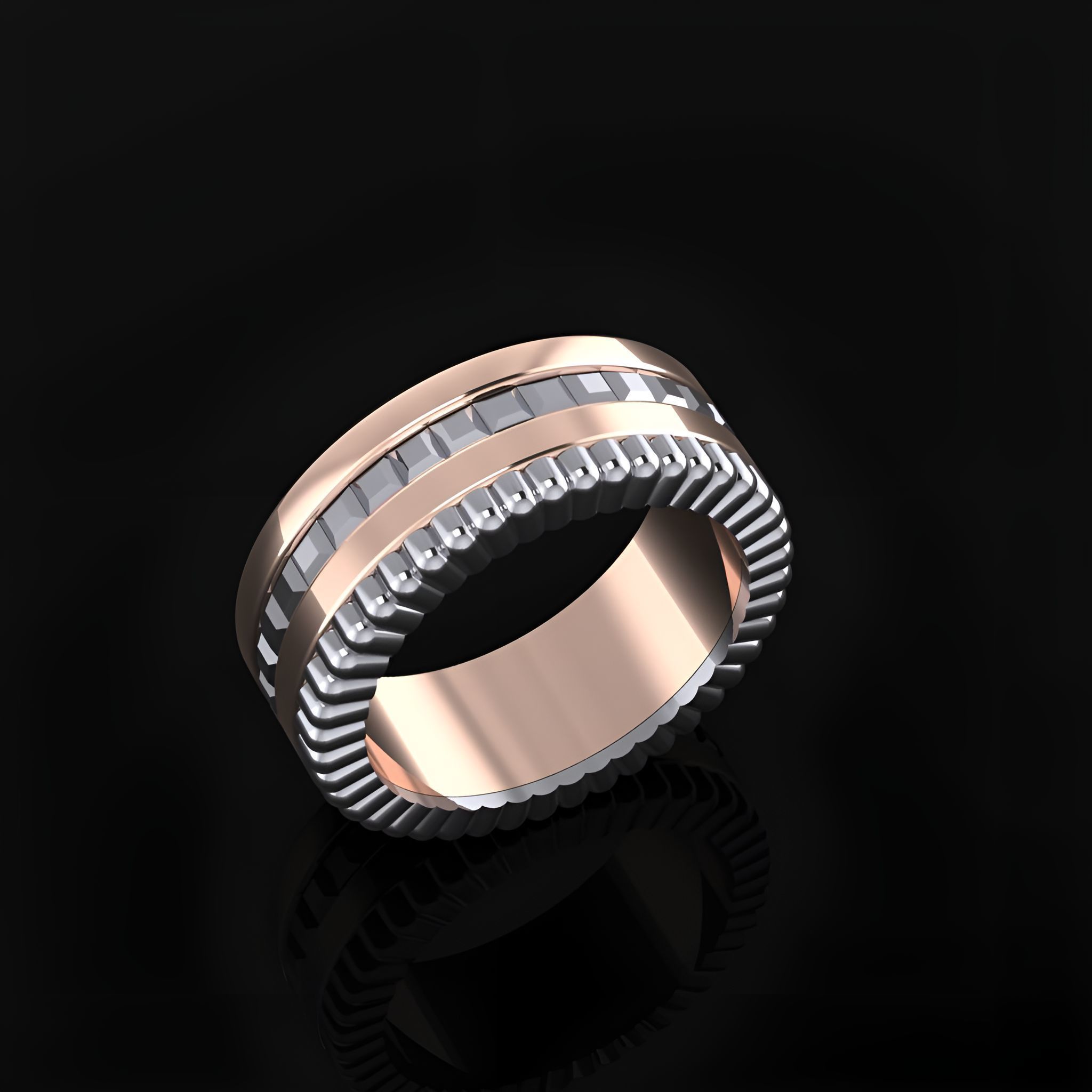 Boucheron Ring 3D print model_2