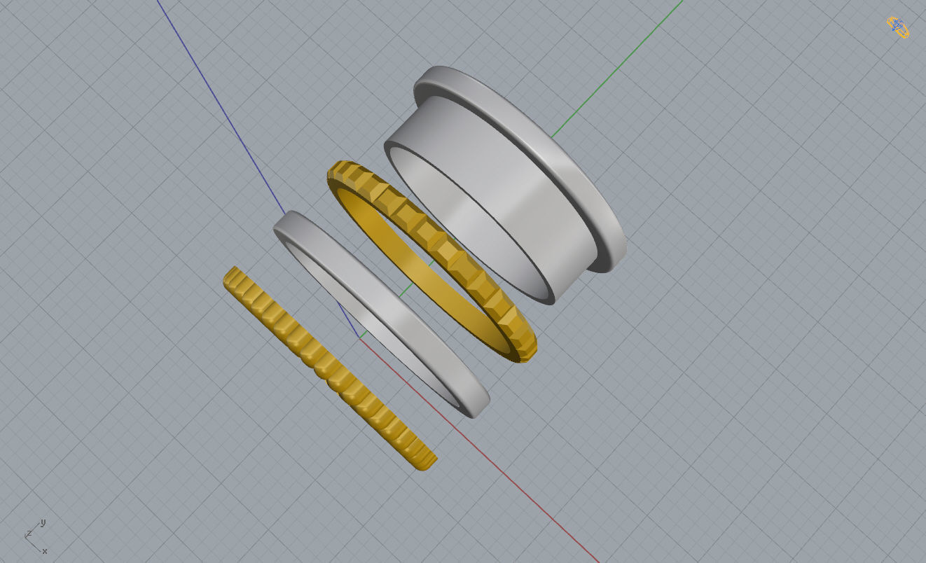 Boucheron Ring 3D print model_15