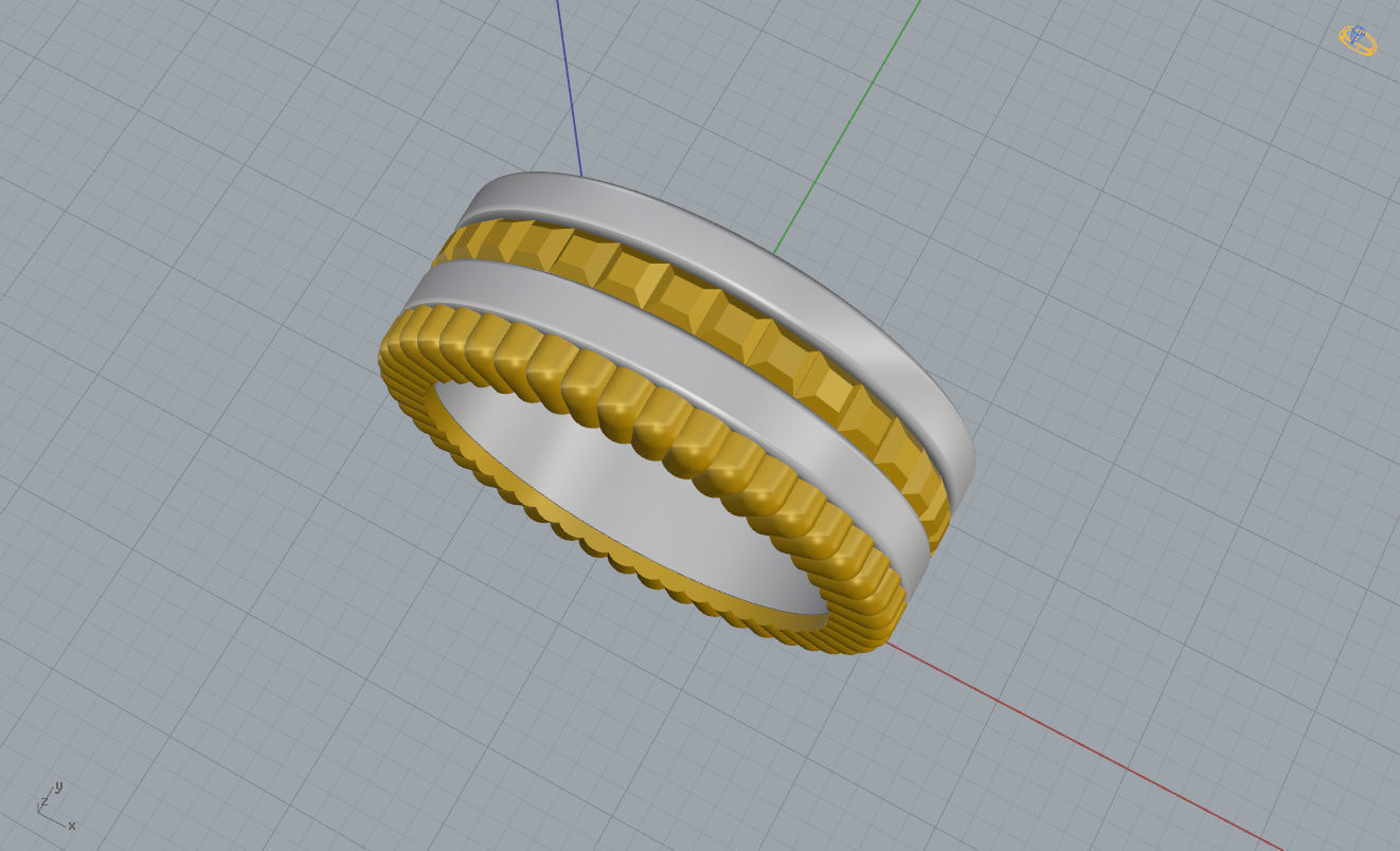 Boucheron Ring 3D print model_11