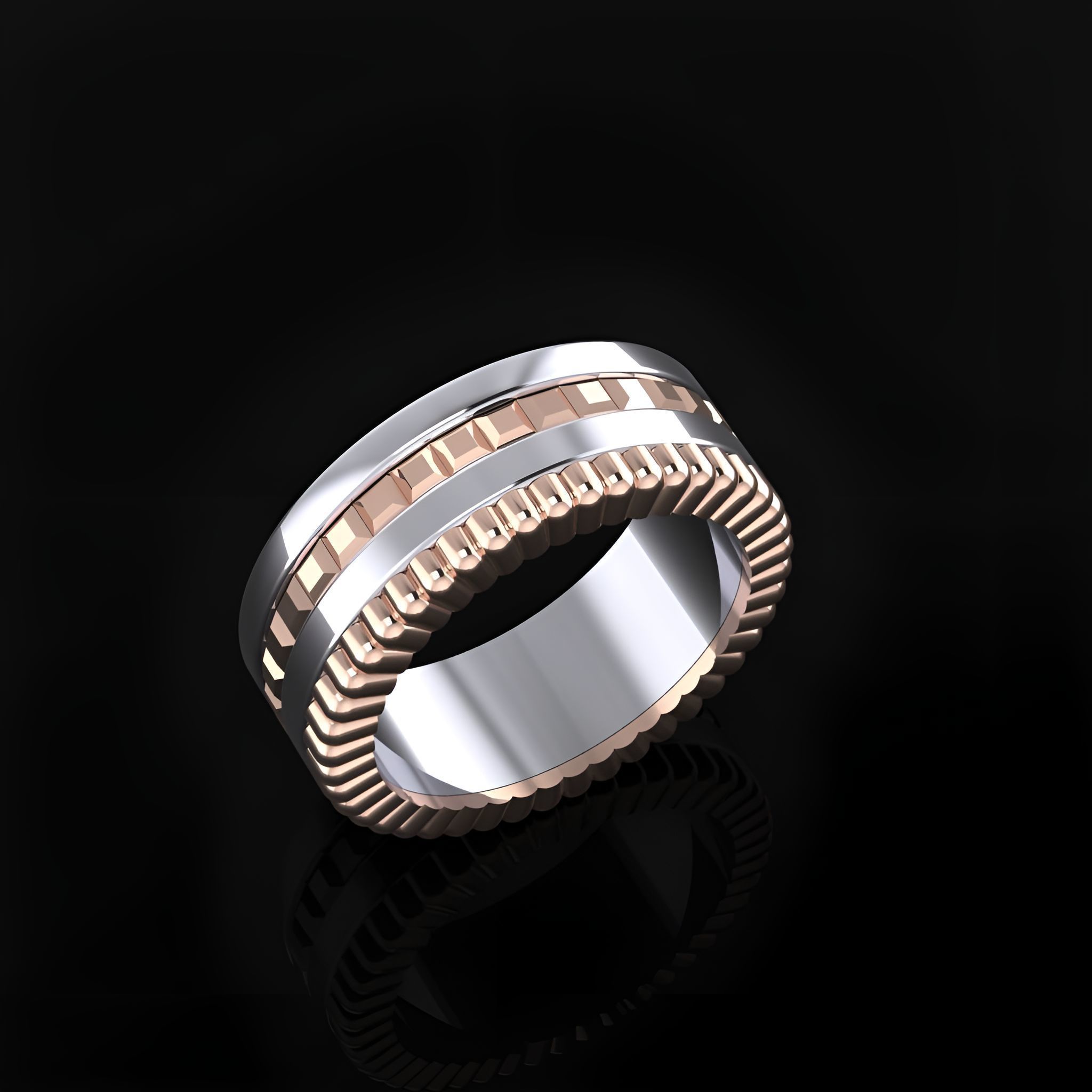 Boucheron Ring 3D print model_4