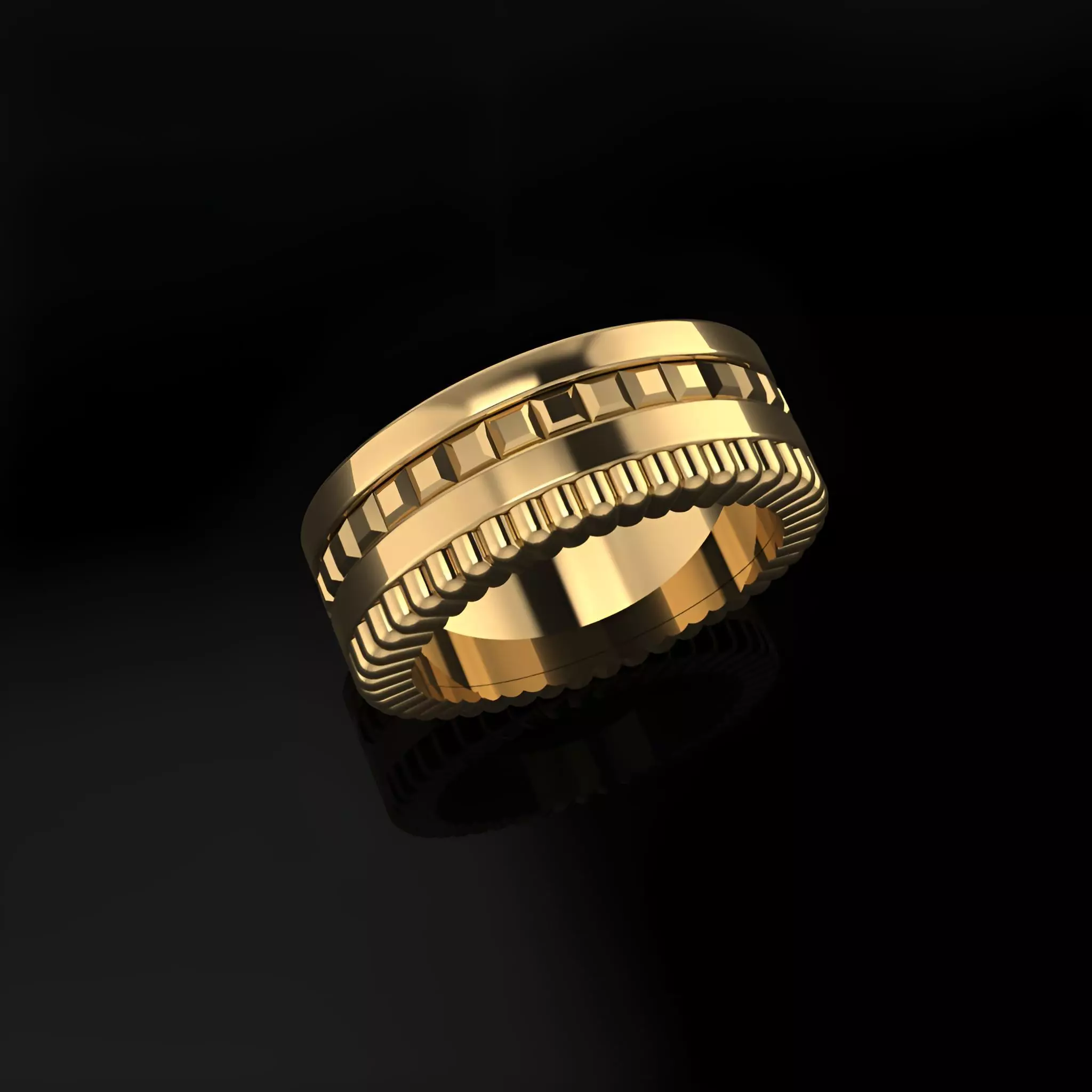 Boucheron Ring 3D print model_0
