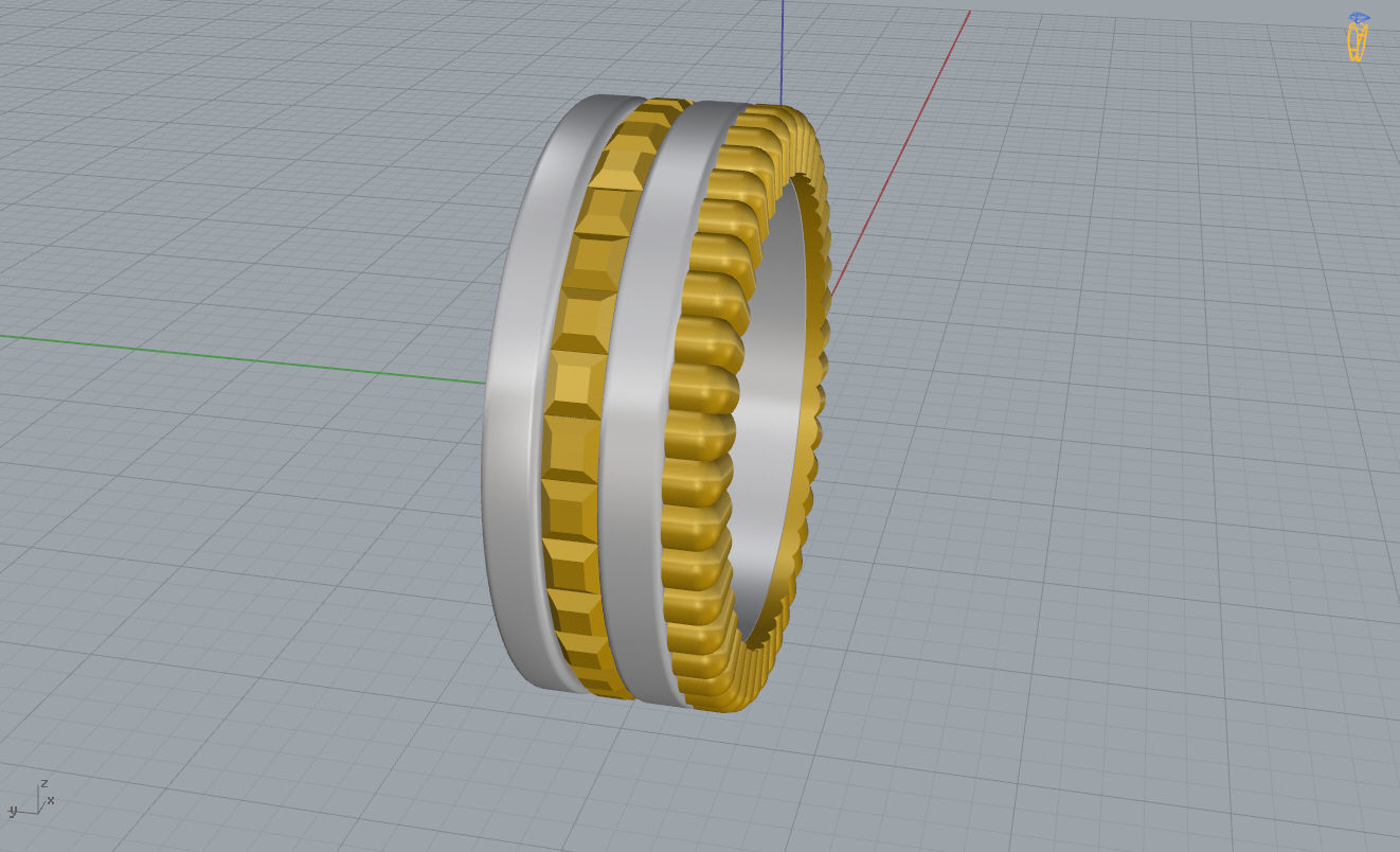 Boucheron Ring 3D print model_12
