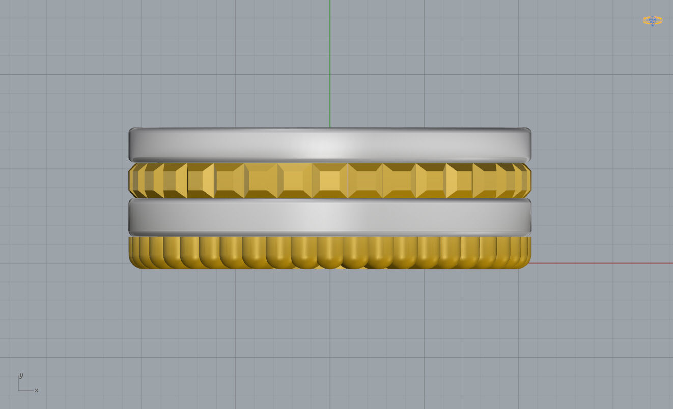 Boucheron Ring 3D print model_8