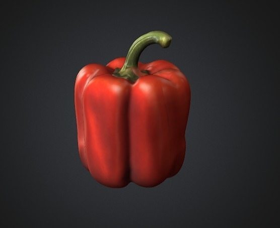 red pepper 3D model