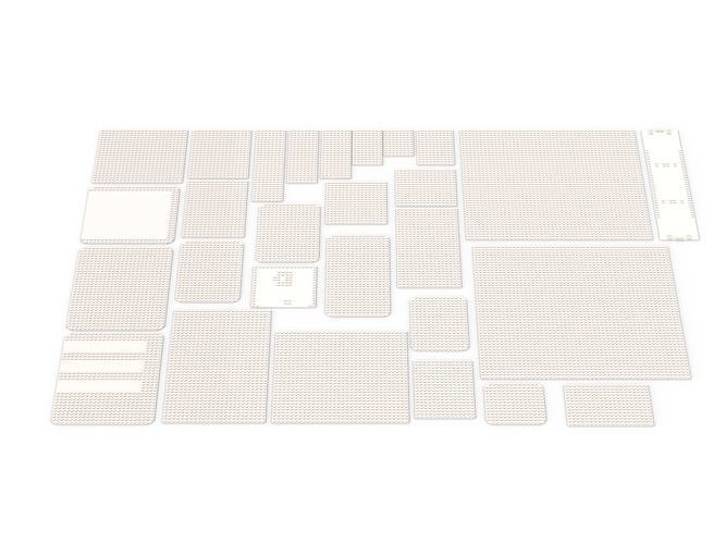 PixelBricks3D - LEGO Baseplate Bricks Pack 3D print model