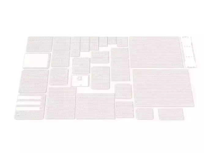 PixelBricks3D - LEGO Baseplate Bricks Pack 3D print model