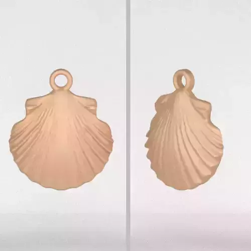Scallop Shell Pendant