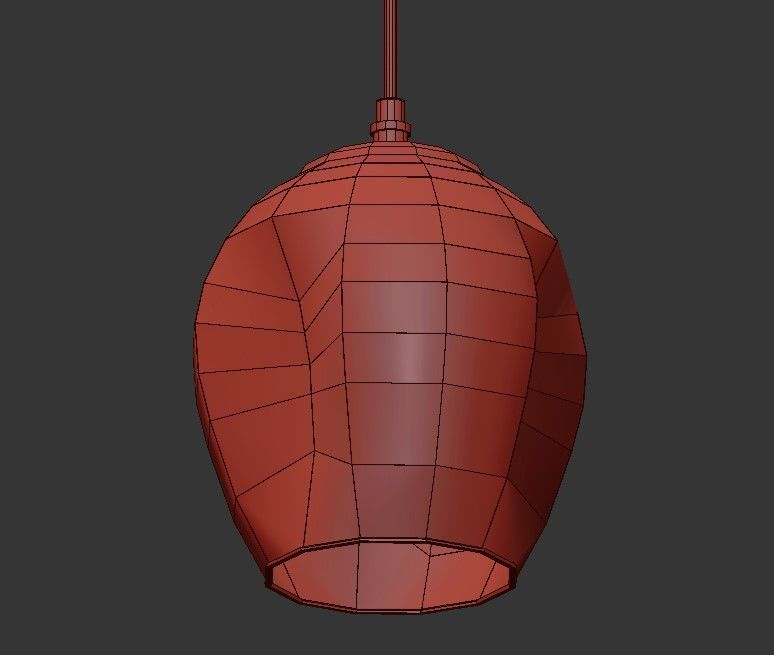 BRANCHING BUBBLES PENDANT 3D model_3