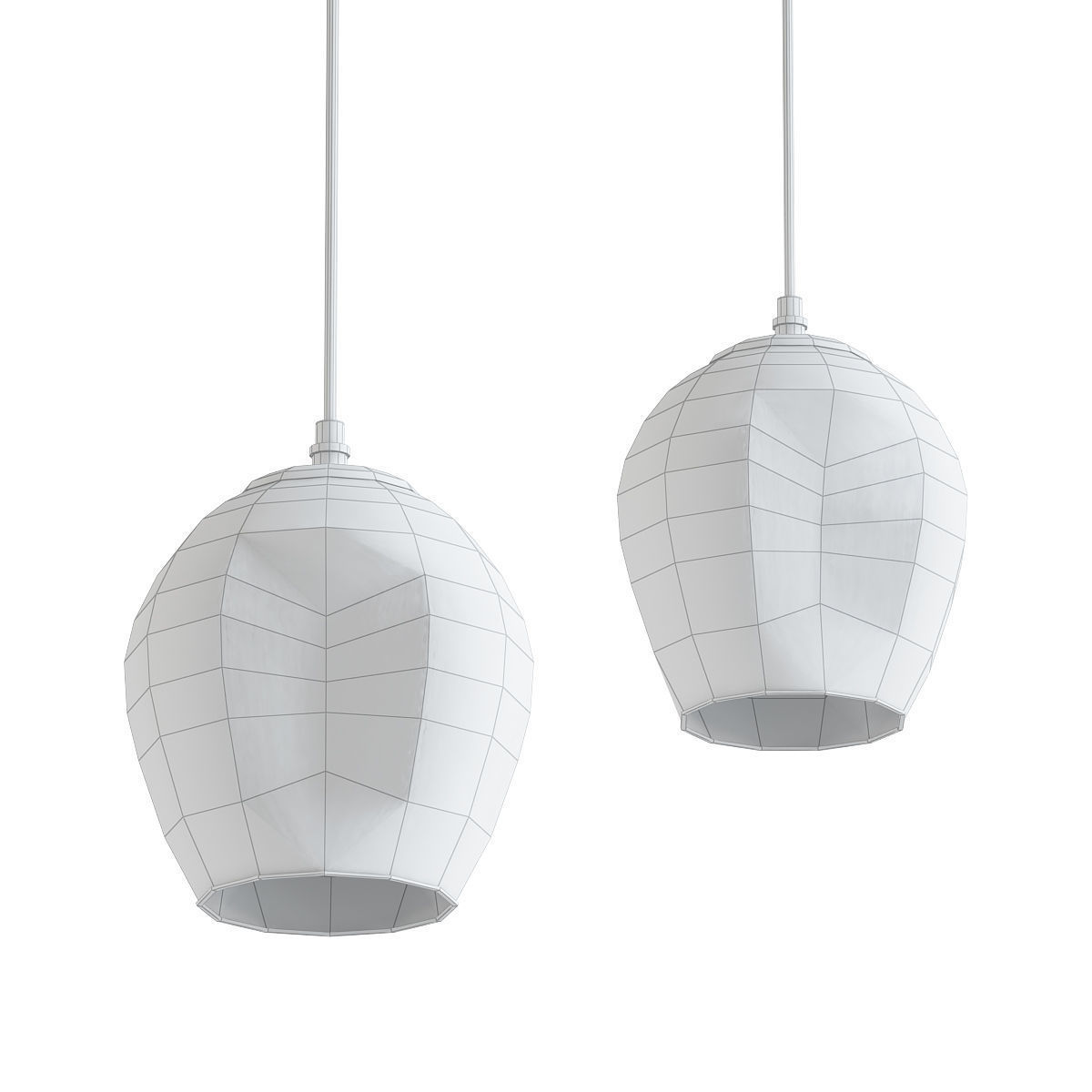 BRANCHING BUBBLES PENDANT 3D model_1