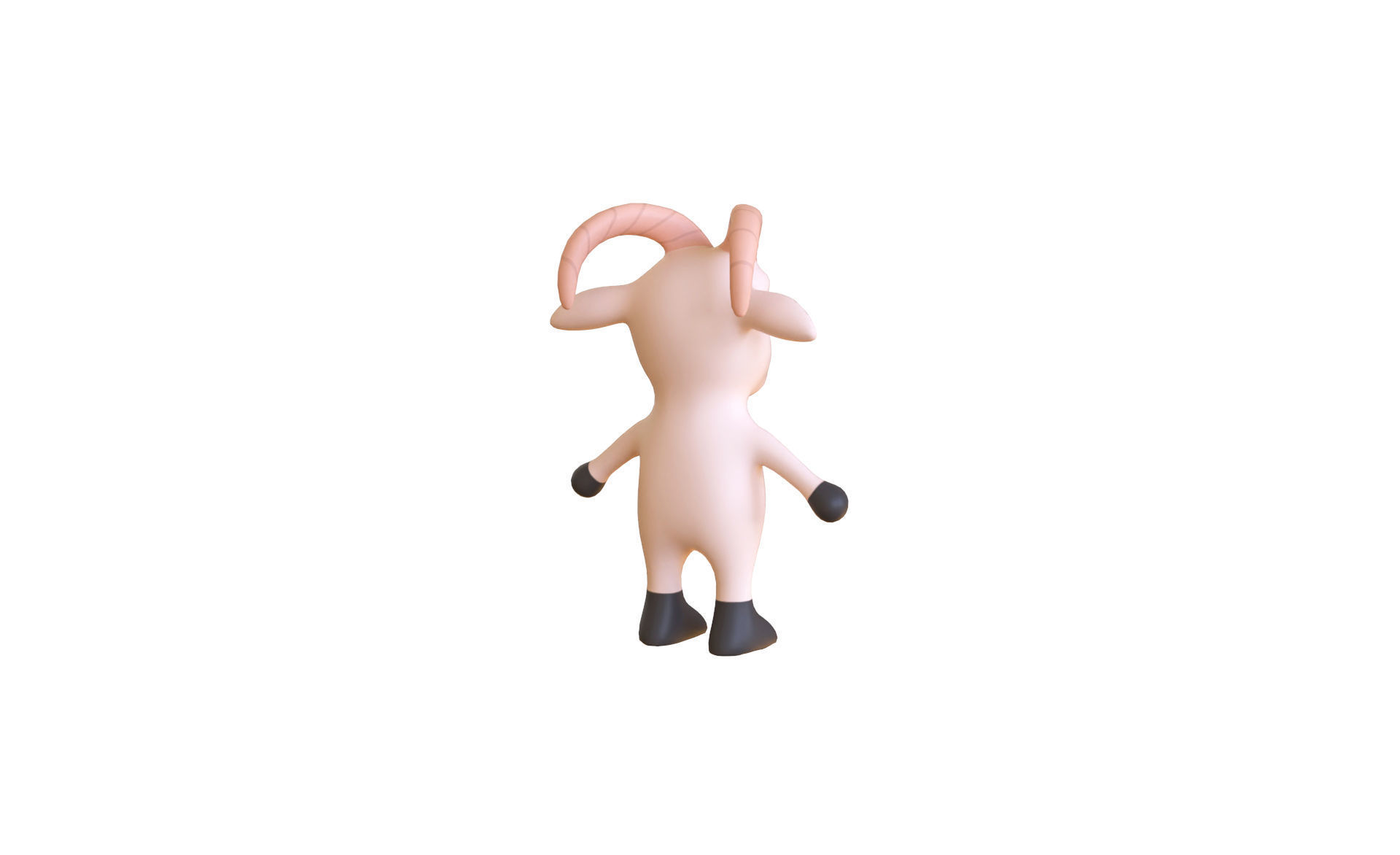 High-Quality 3D Cute Goat - Animated for Games Low-poly 3D model_11