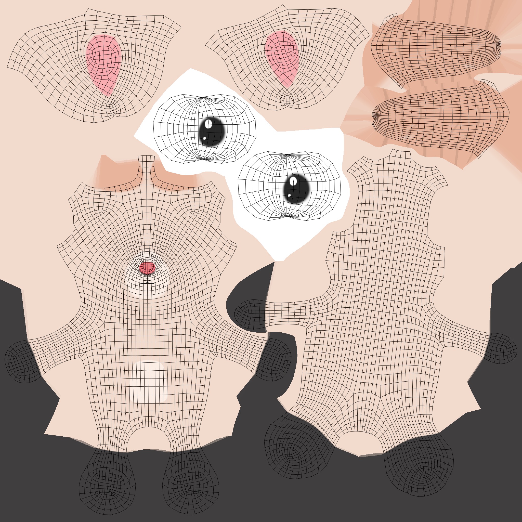 High-Quality 3D Cute Goat - Animated for Games Low-poly 3D model_14