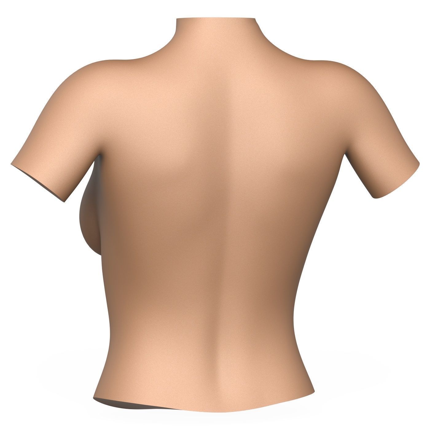 3D Print Ready Woman Breast 3D print model_3