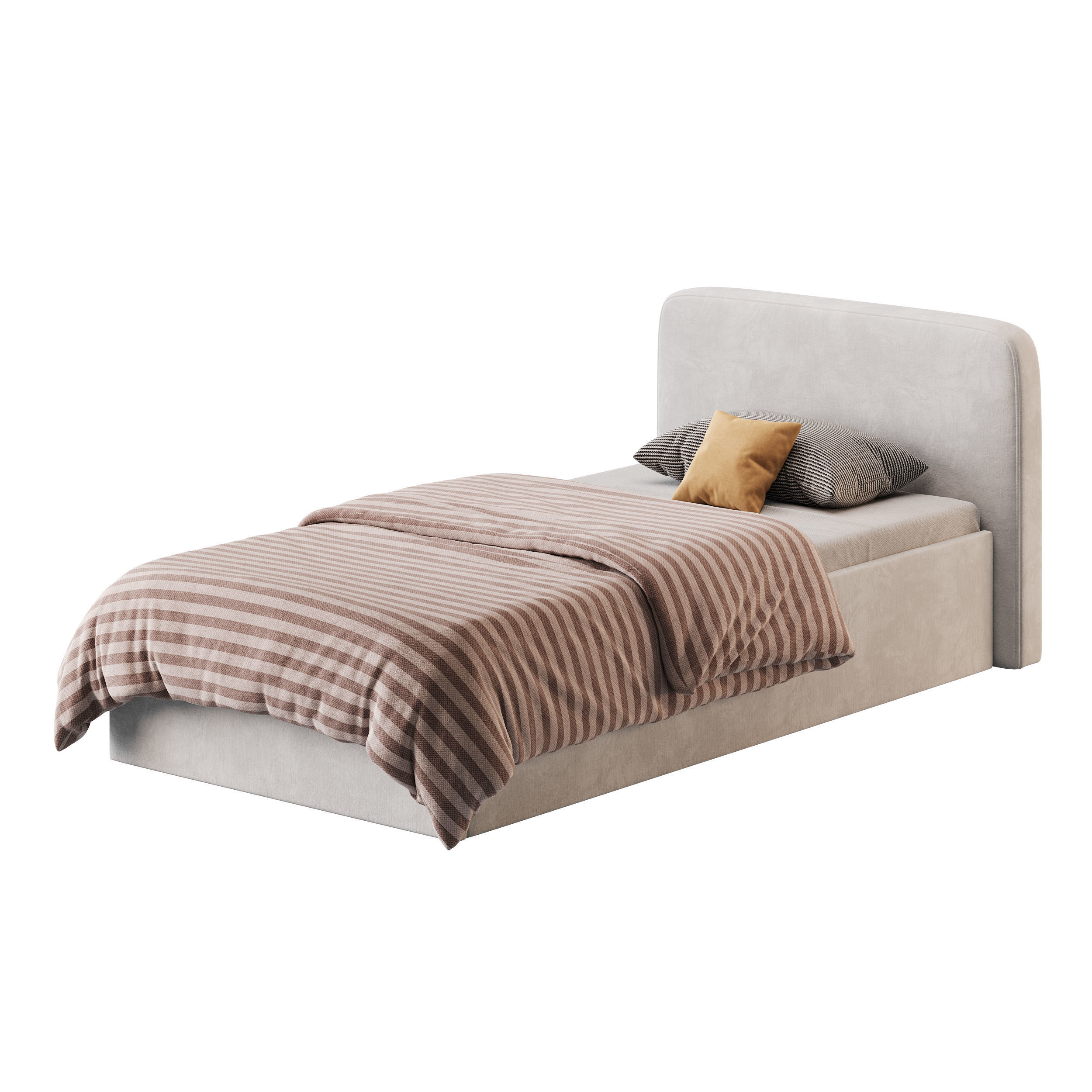 Ascot Ottoman Storage Bed 3D model_3