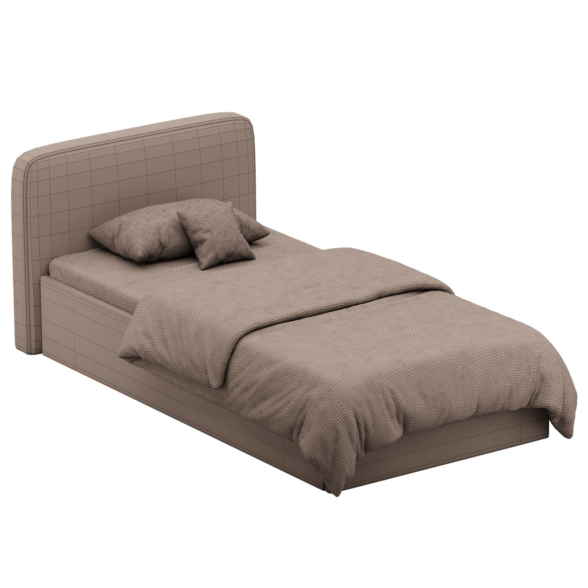 Ascot Ottoman Storage Bed 3D model_13