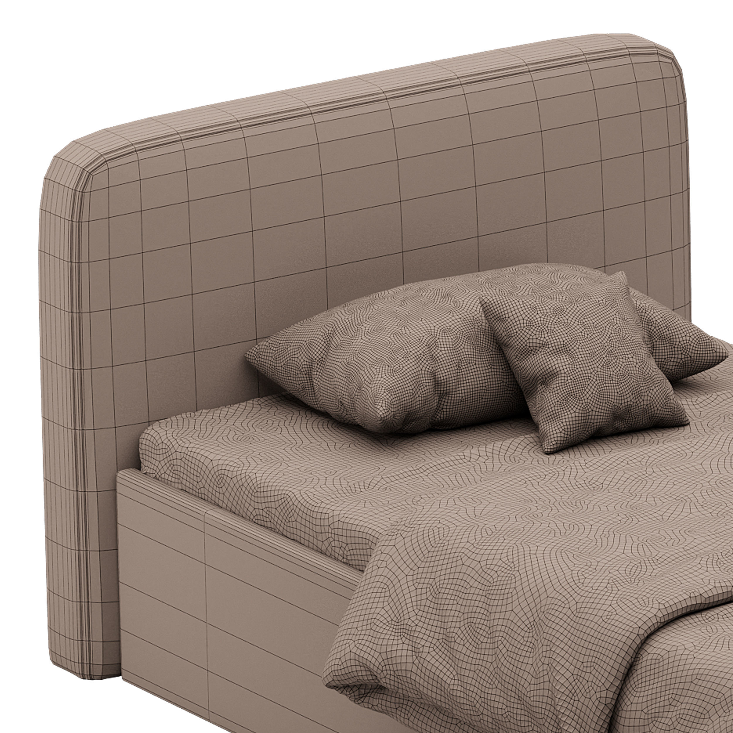 Ascot Ottoman Storage Bed 3D model_14