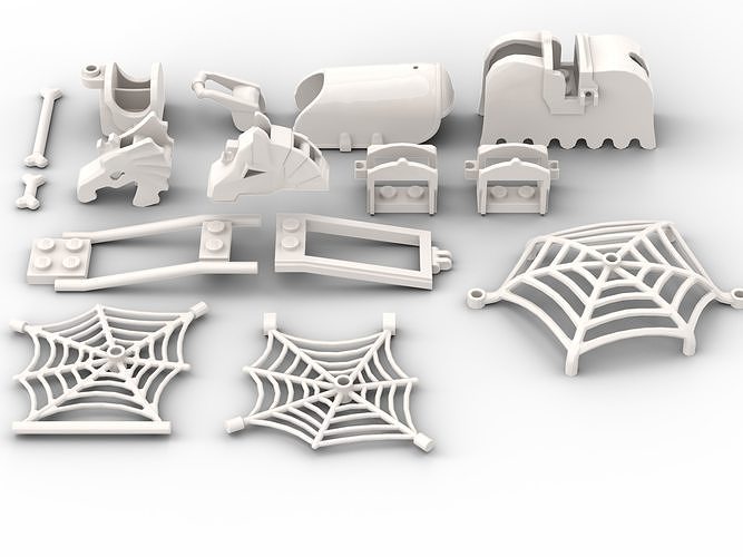 PixelBricks3D - LEGO Animal Accessory Pack  3D print model