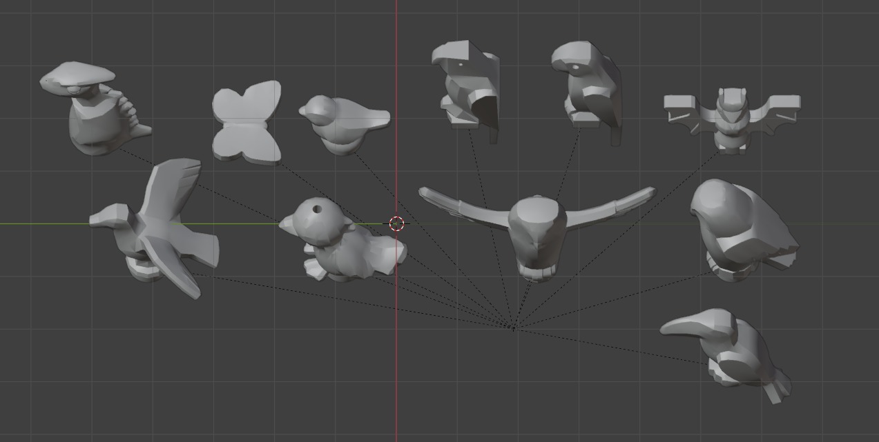 PixelBricks3D - LEGO Air Animal Accessory Pack  3D print model_5