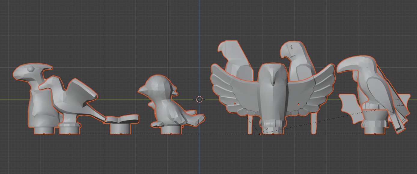 PixelBricks3D - LEGO Air Animal Accessory Pack  3D print model_3