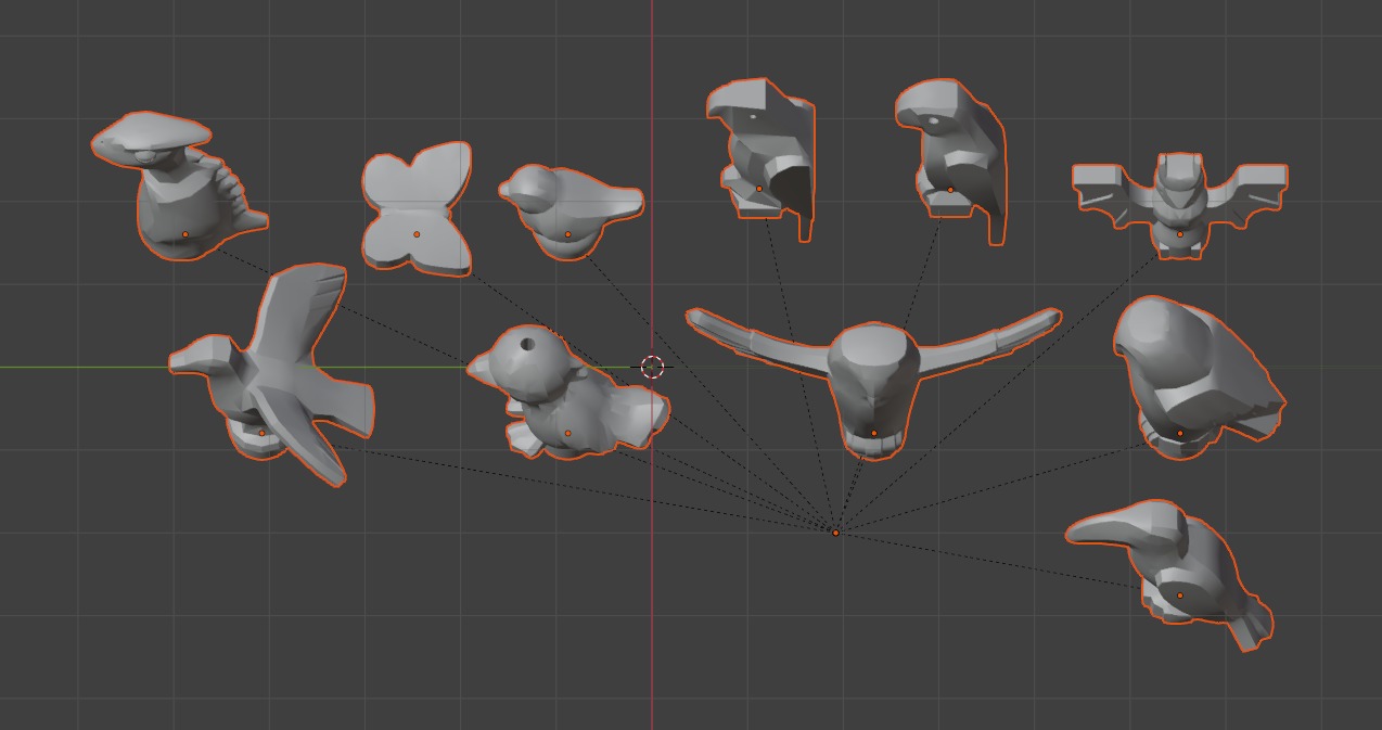 PixelBricks3D - LEGO Air Animal Accessory Pack  3D print model_6