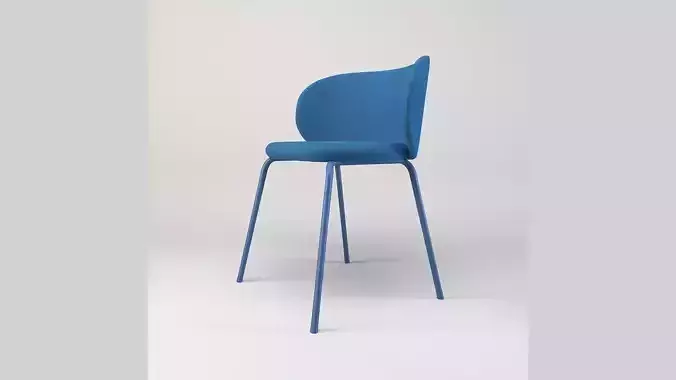 Blue Lounge Chair