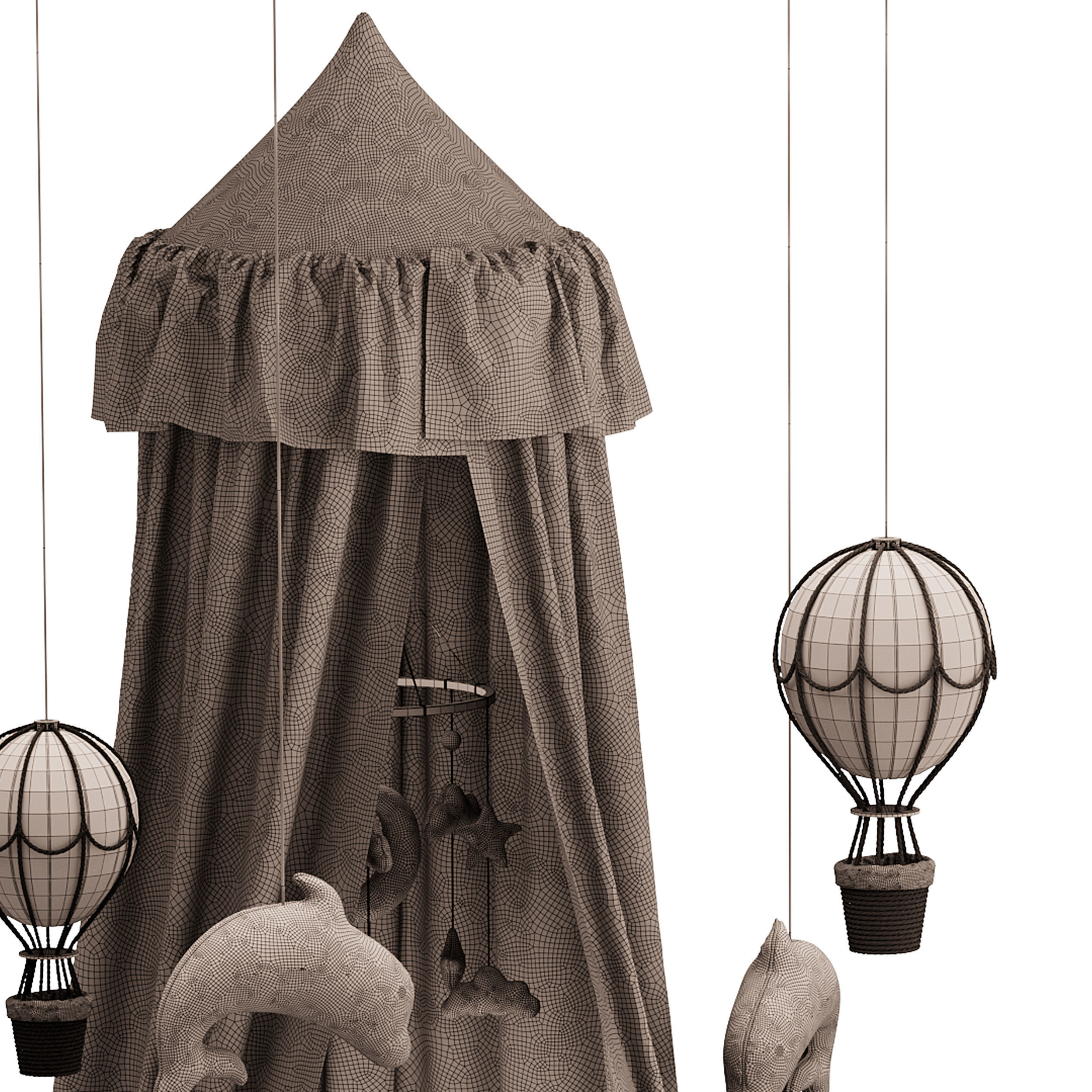 Baby bed 3 3D model_14