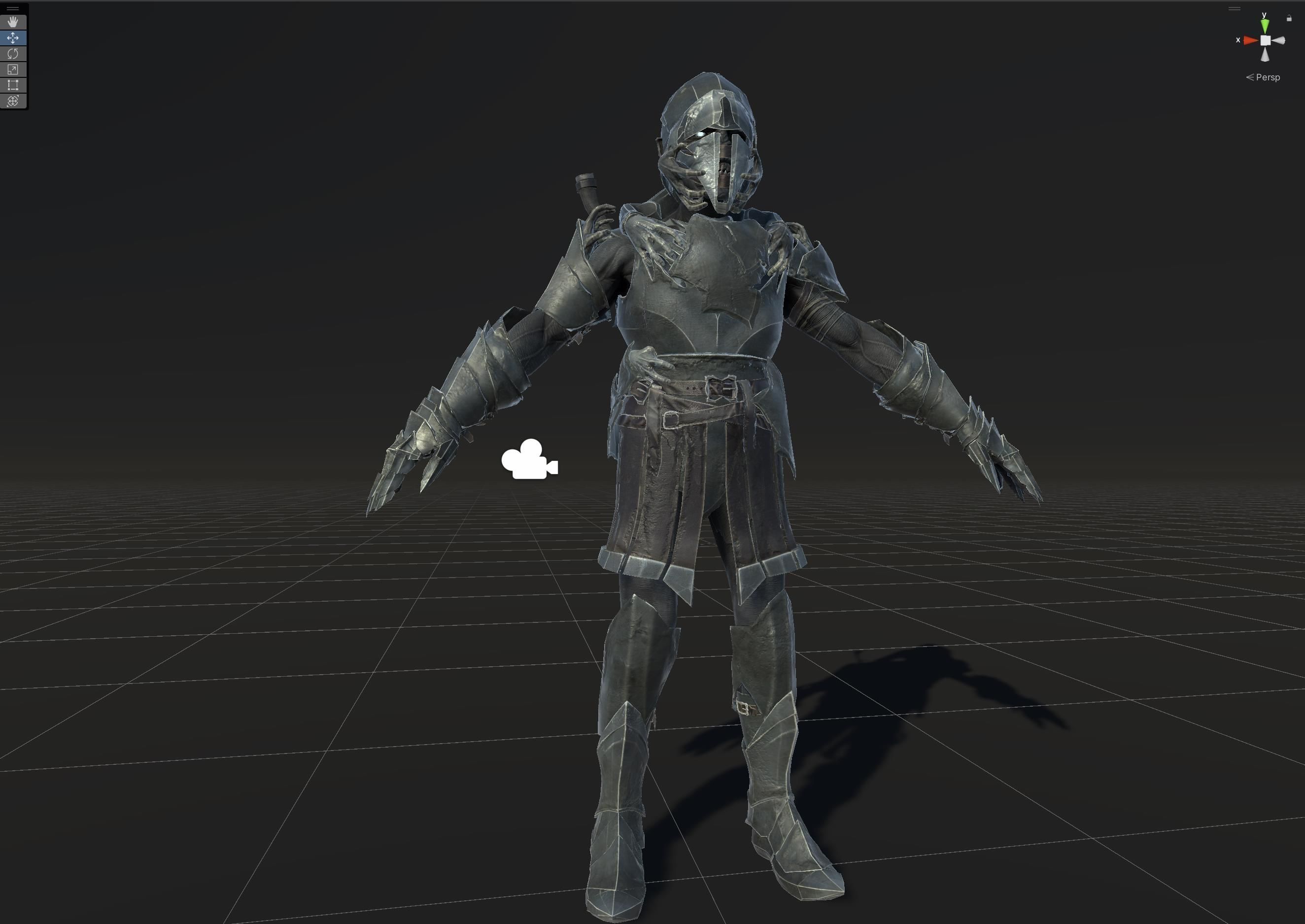 SkinnyOrc20 Low-poly 3D model_34