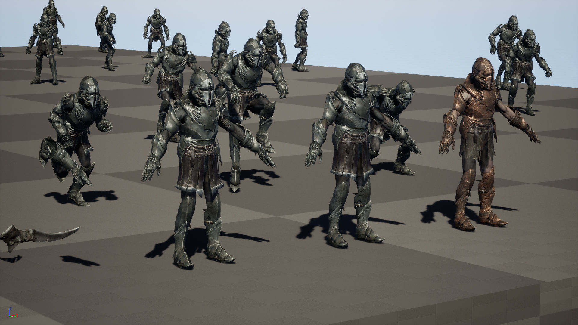 SkinnyOrc20 Low-poly 3D model_31