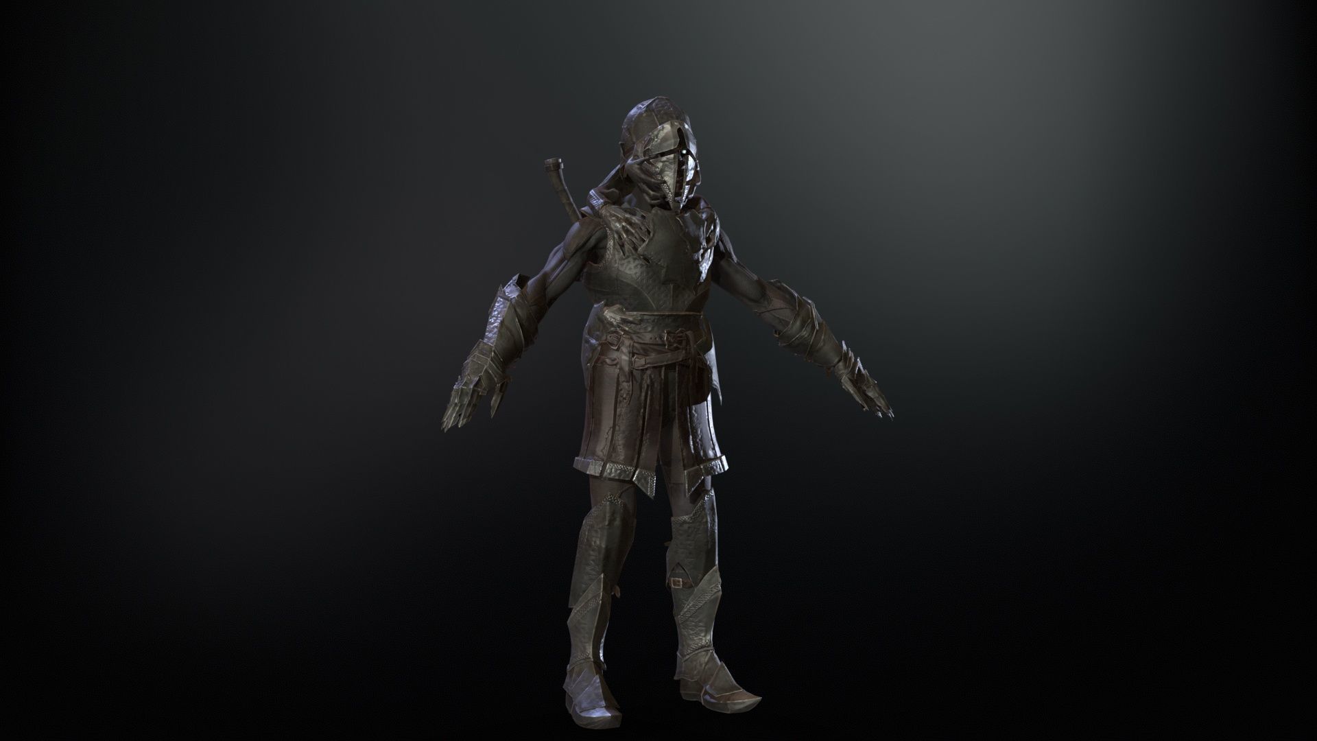 SkinnyOrc20 Low-poly 3D model_23