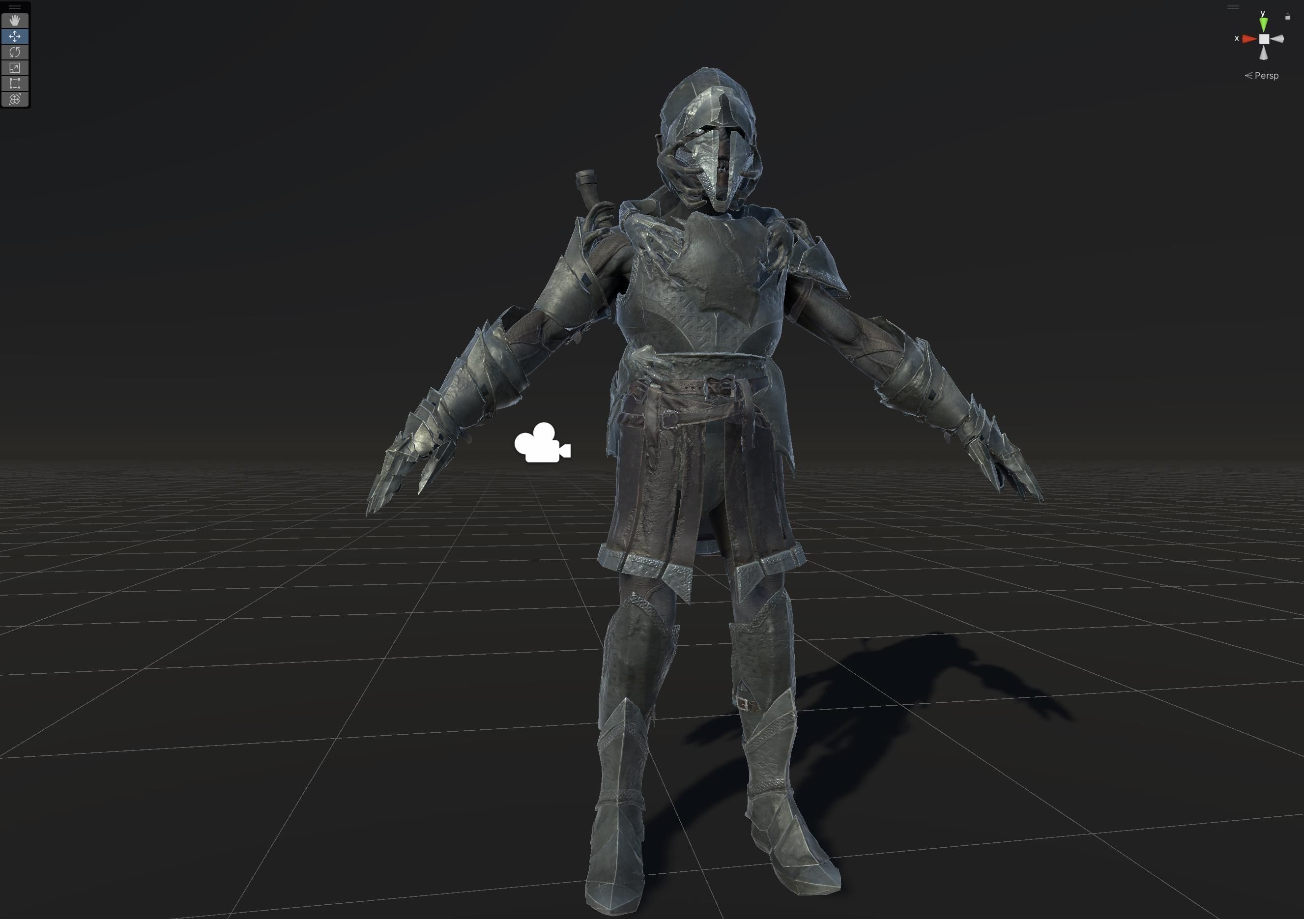 SkinnyOrc20 Low-poly 3D model_35
