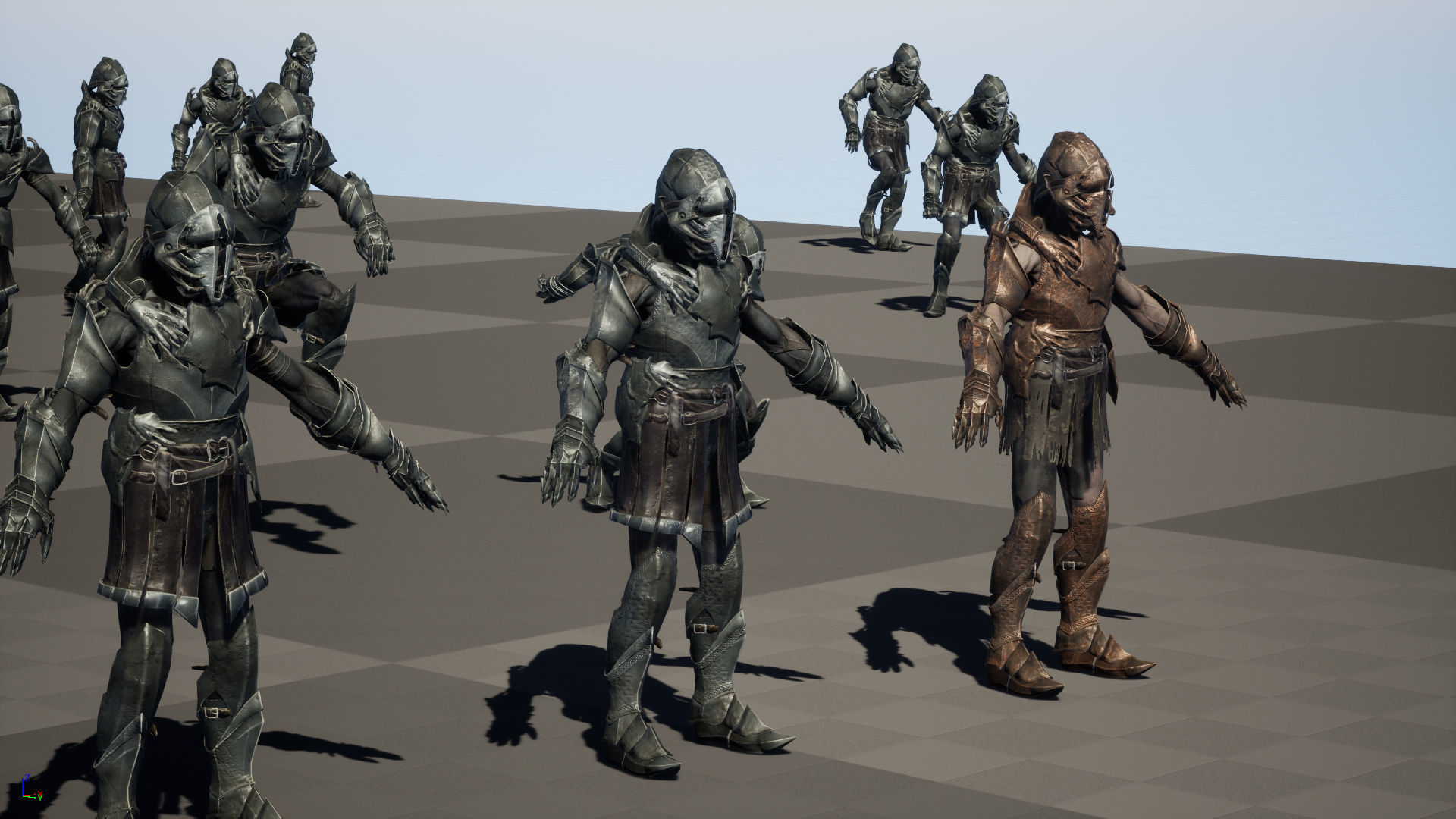 SkinnyOrc20 Low-poly 3D model_29