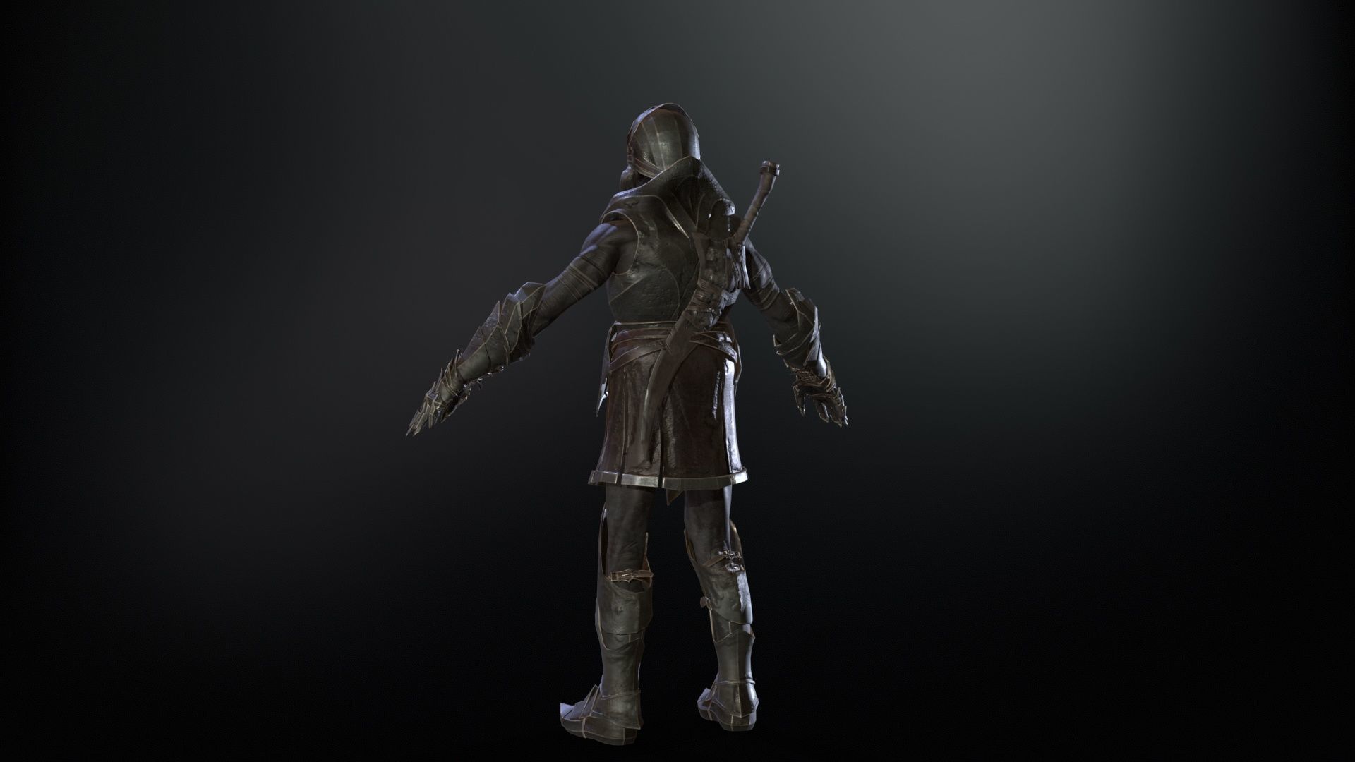 SkinnyOrc20 Low-poly 3D model_21