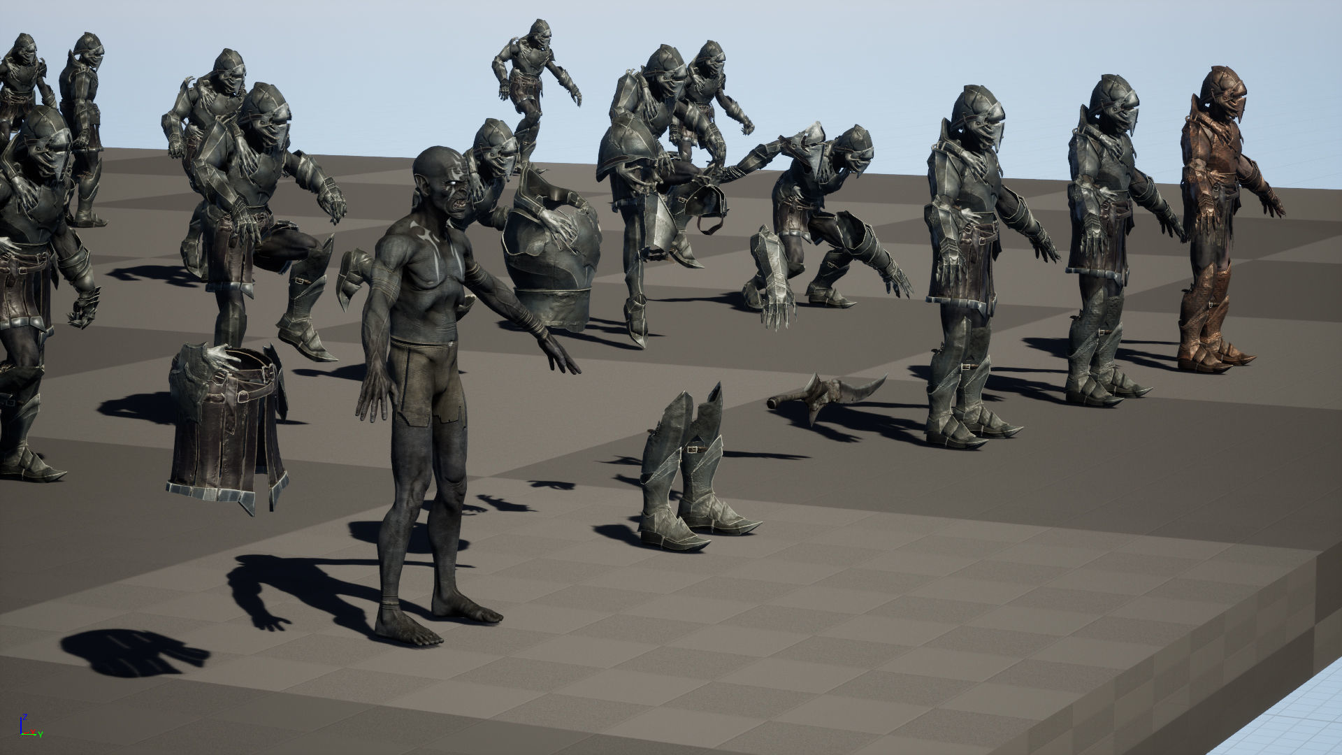 SkinnyOrc20 Low-poly 3D model_26