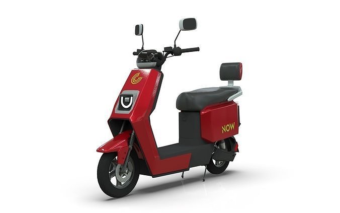 Electric scooter 3D model
