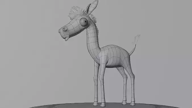 Adorable 3D Cartoon Animal Character 