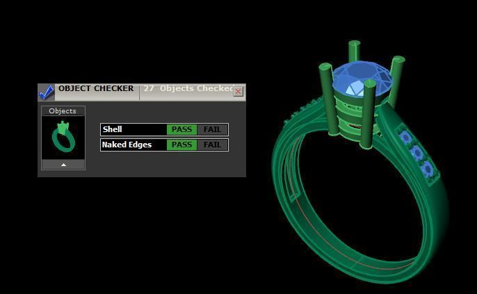 solitair ring for daimonds 3D print model_20