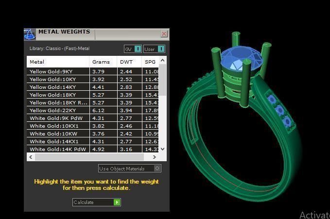 solitair ring for daimonds 3D print model_21